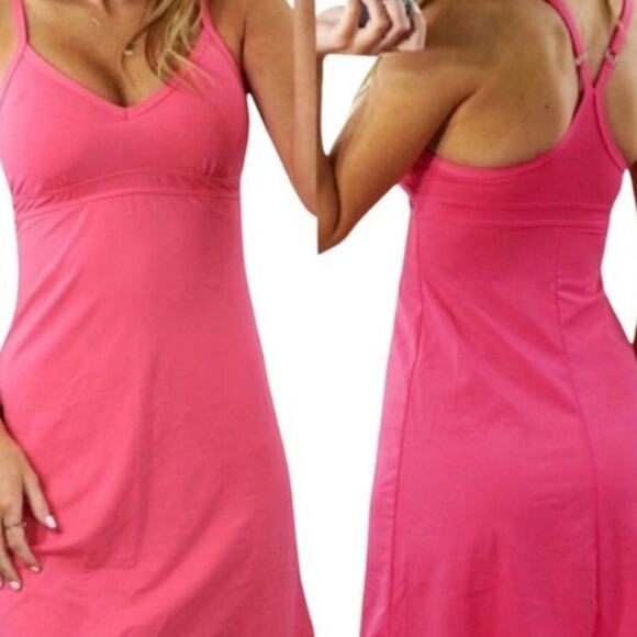 Athleta Other - Athleta Pink Shore Break Crisscross Beach Swim Dress